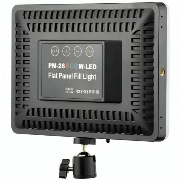 LED световая панель RGB PM-26 для стримингу фото и видео съемки блогеров 1421 фото