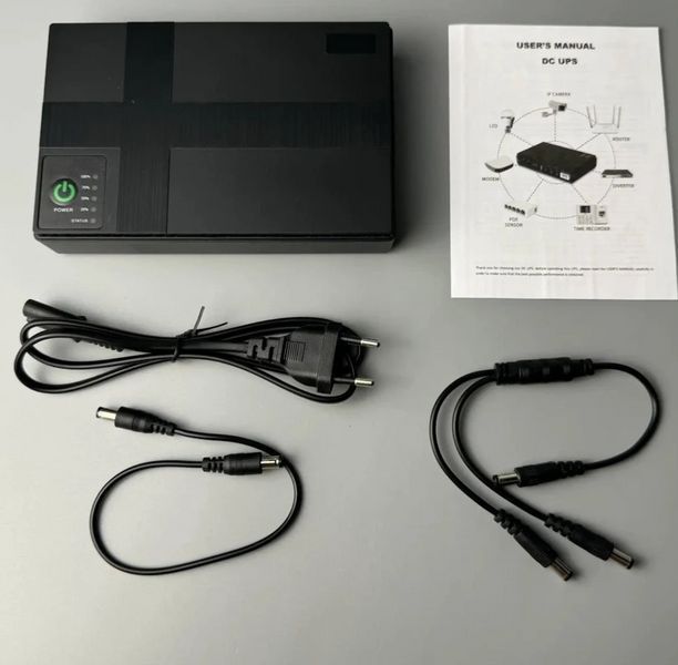 Повербанк UPS для роутера 10400 mAh 36W 2A з виходами 5V/9V/12V UPS120 фото