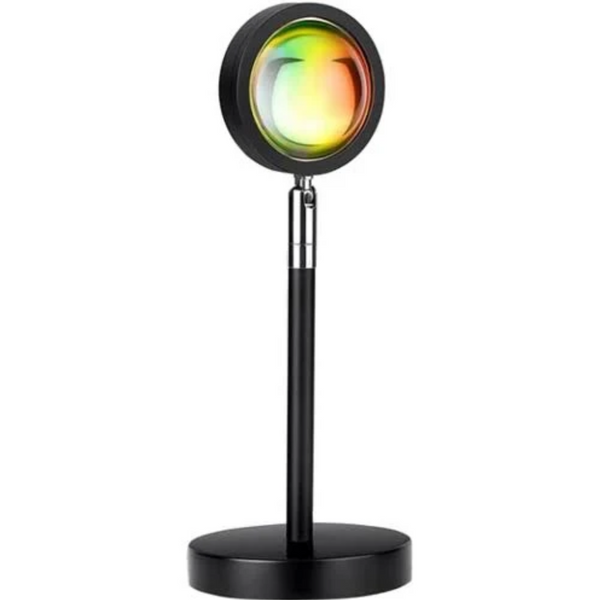 Лампа з проєкцією заходу Sunset Lamp LED RGB USB для фото та декору 228-jmpx  фото