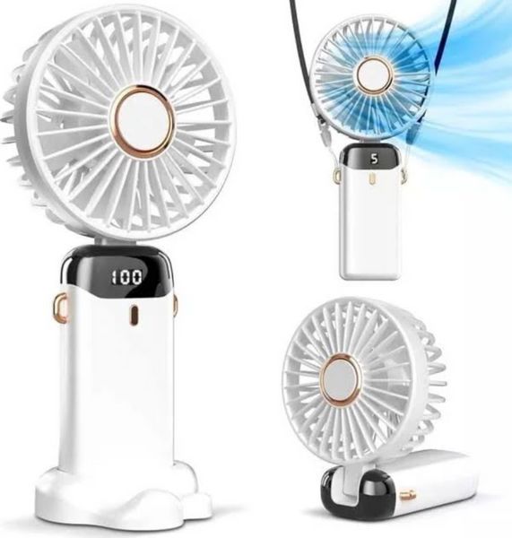 Вентилятор із присоском Mini Fan TP-01 акумуляторний USB портативний з дисплеєм NF-00009120 фото