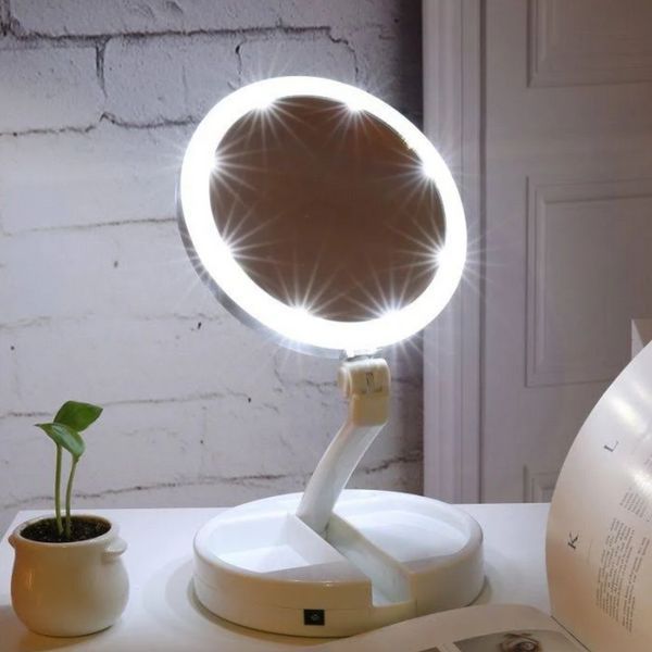 Дзеркало косметичне My Fold Away з LED підсвічуванням 9701 фото